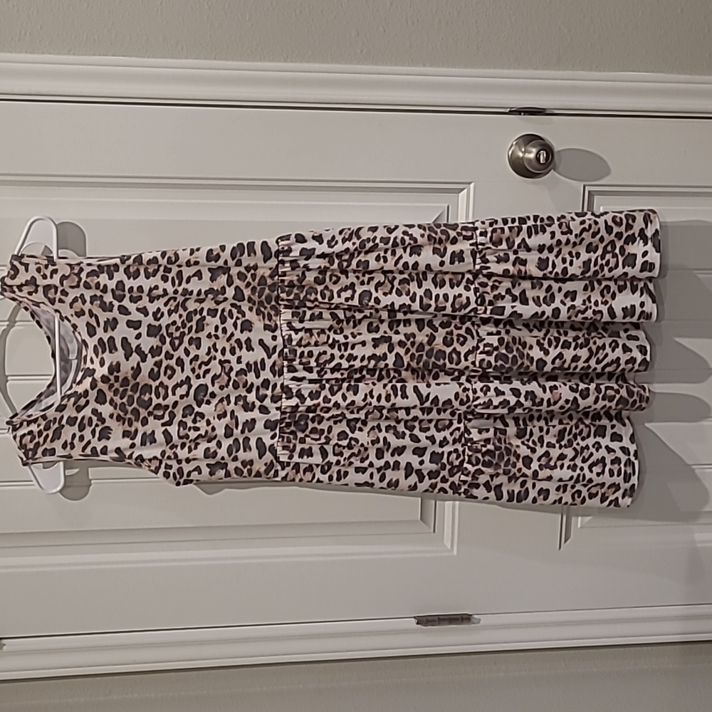 Womens  leopard  dress